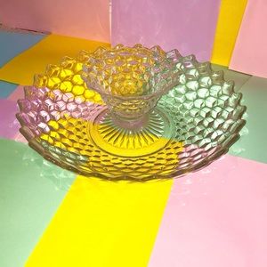 Crystal snack bowl